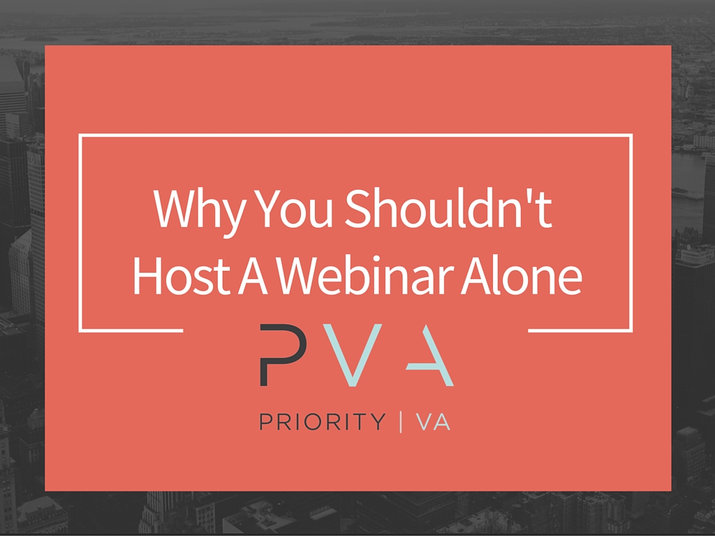 Why You Shouldn’t Host A Webinar Alone
