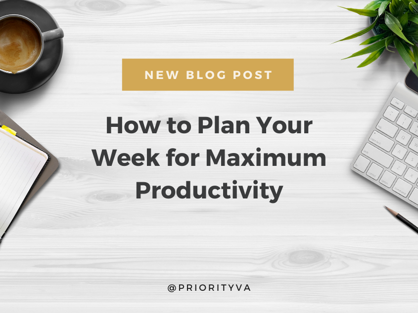 How to Plan Your Week for Maximum Productivity